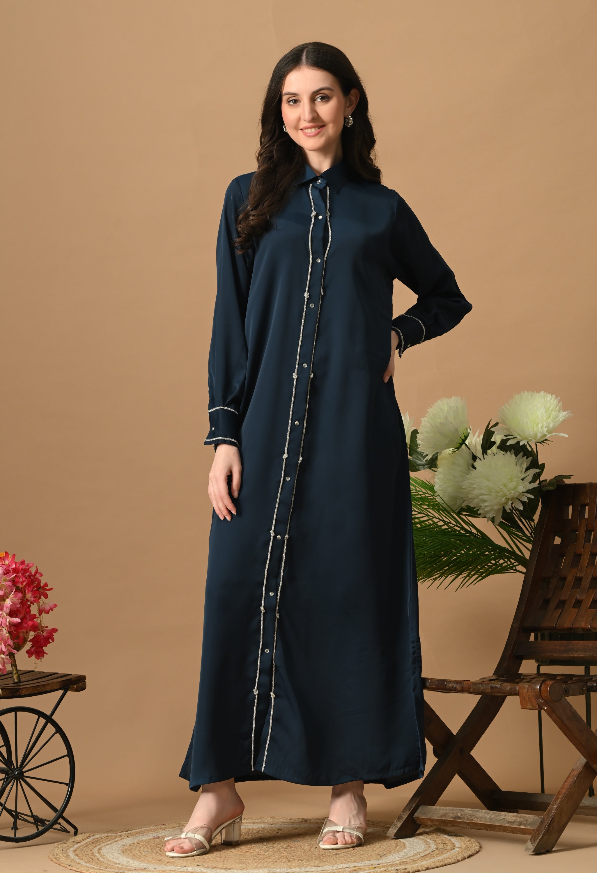 Maxi Dress Rhinestone cord