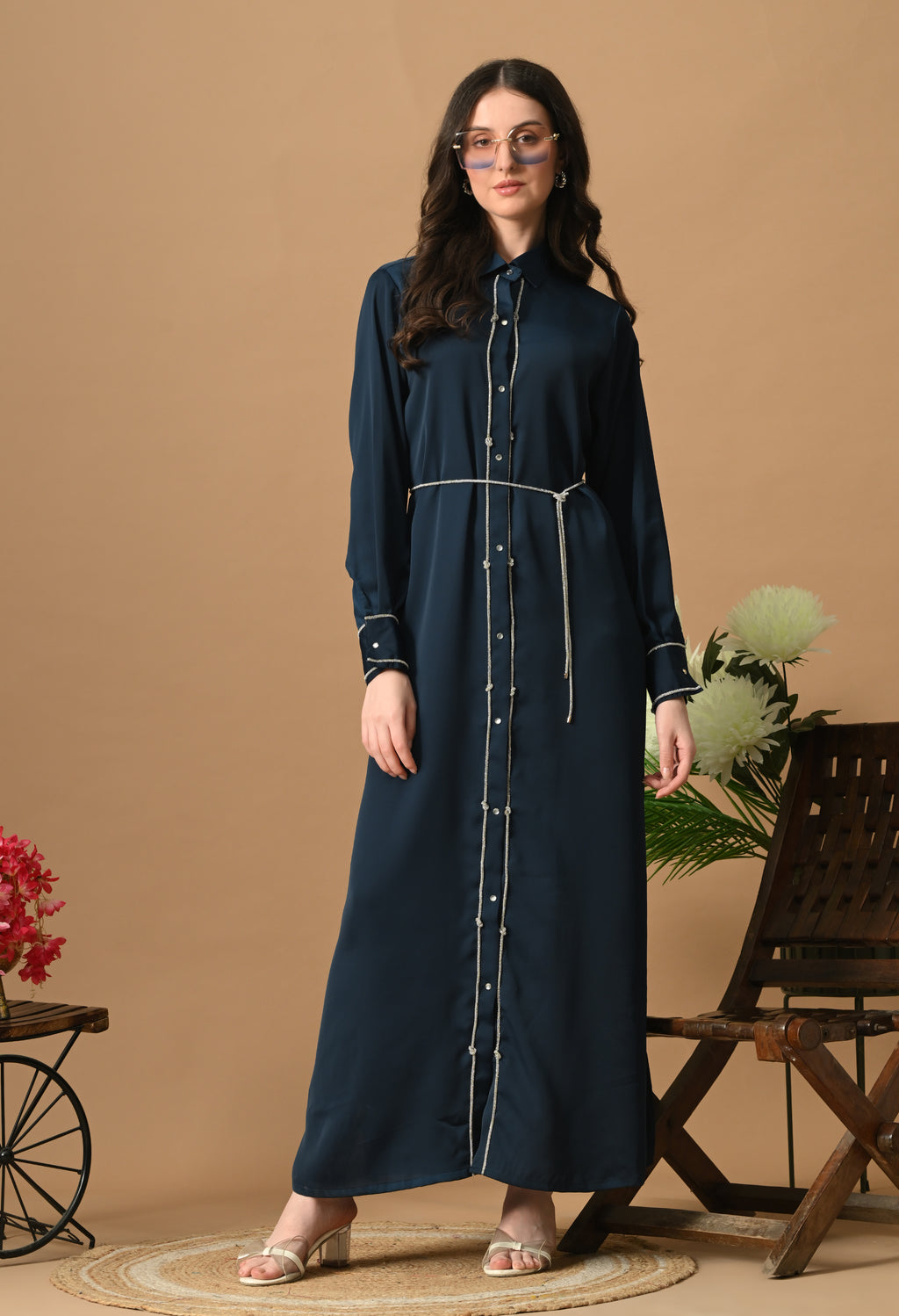 Maxi Dress Rhinestone cord