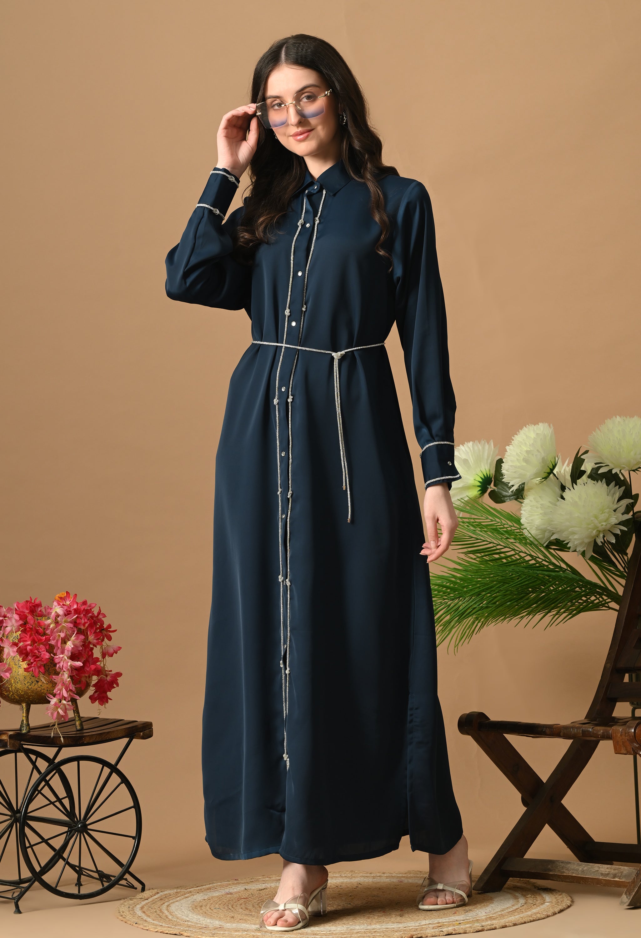 Maxi Dress Rhinestone cord