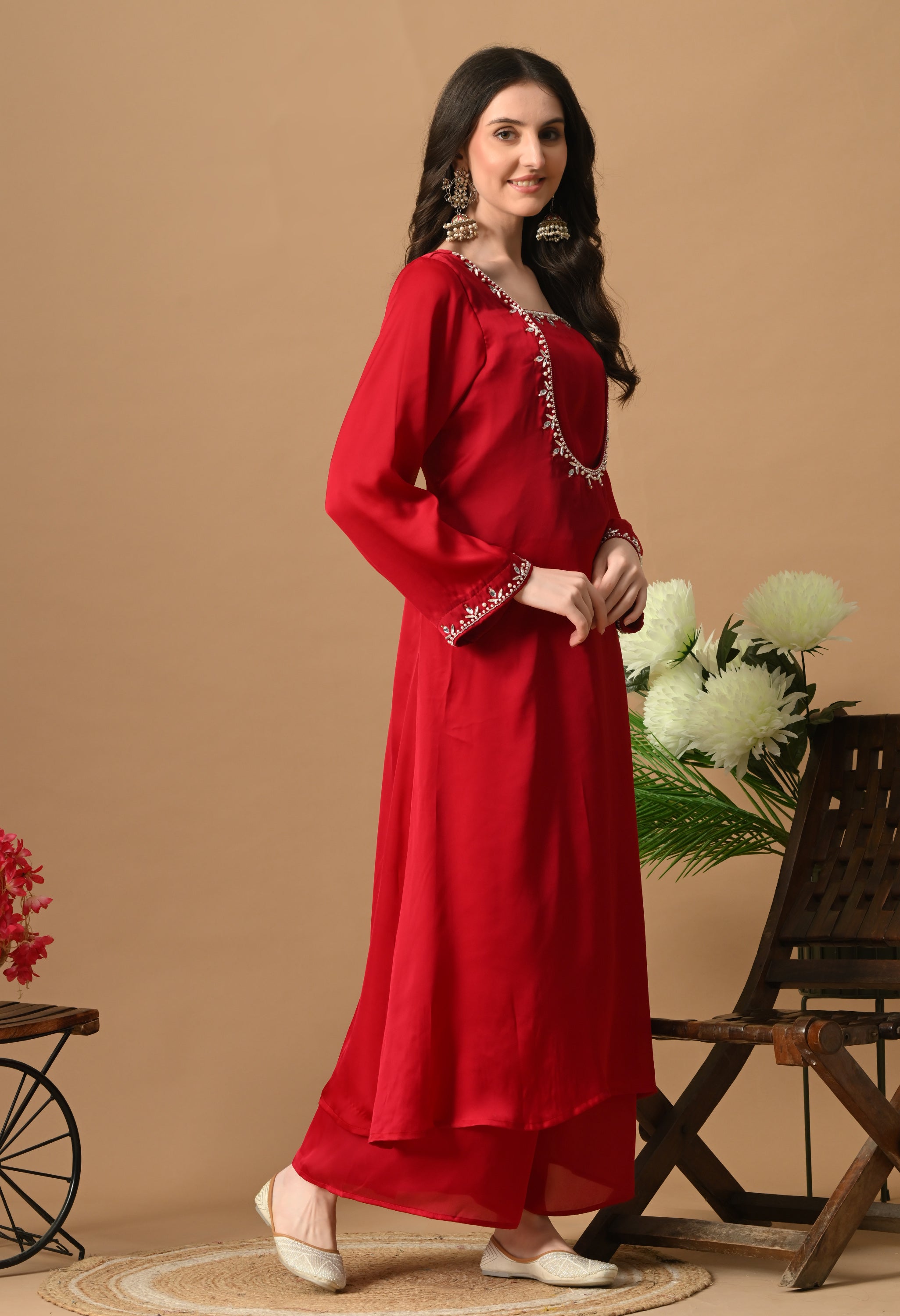 Amber Dress (HOT RED)