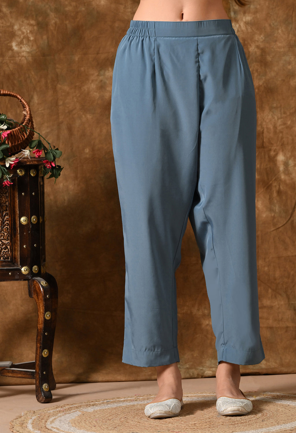 Multi-Color Co-Ord set (Floral Powder Blue)