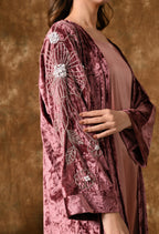 Ice Velvet Jacket Abaya
