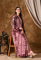 Ice Velvet Jacket Abaya