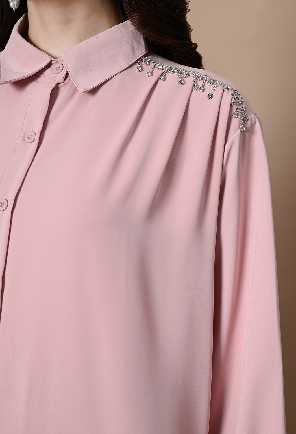 Crystal Rain Co-Ord Set (Pink)