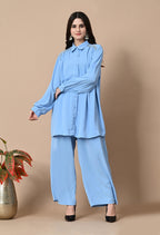 Crystal Rain Co-Ord Set (Blue)