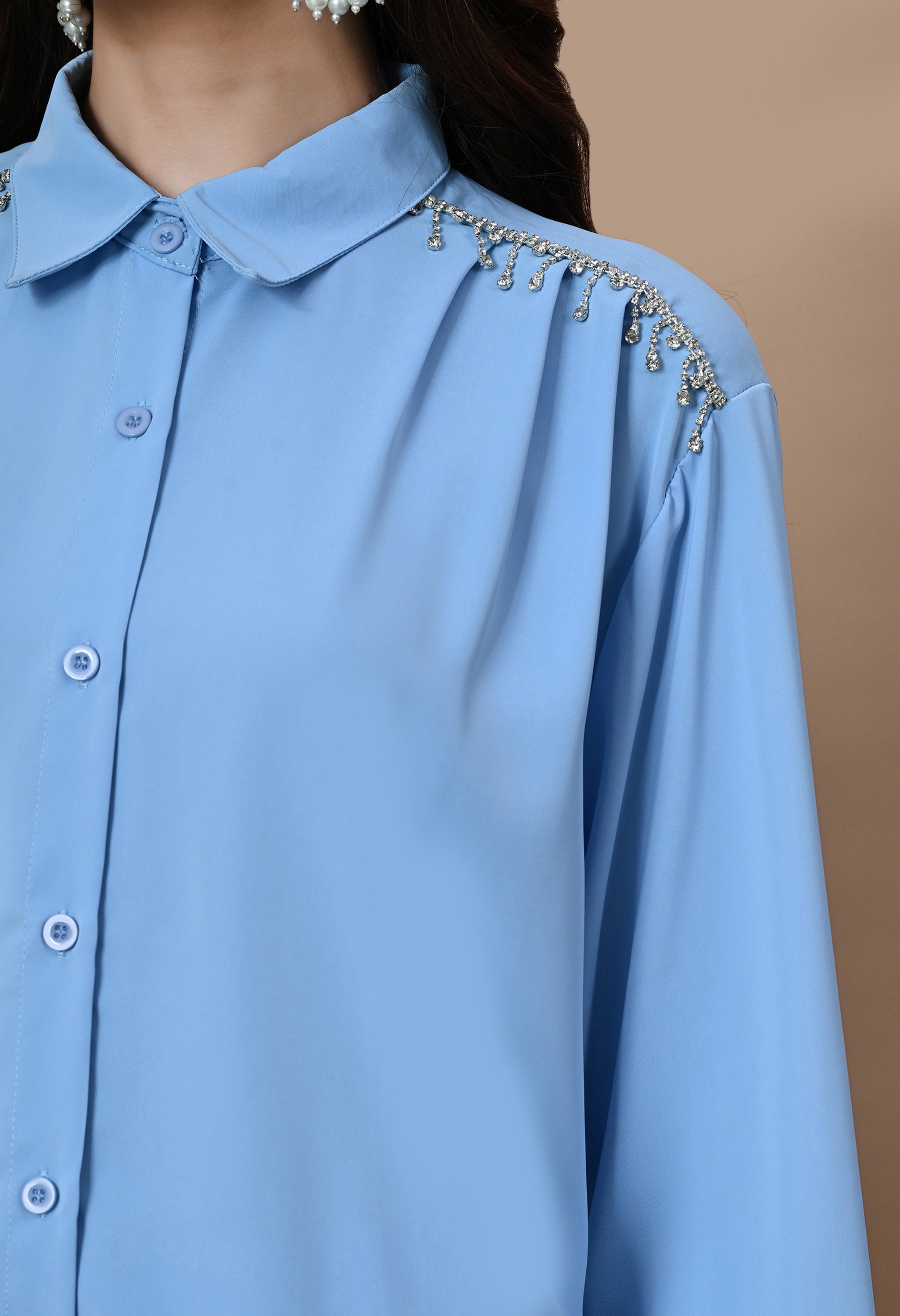 Crystal Rain Co-Ord Set (Blue)