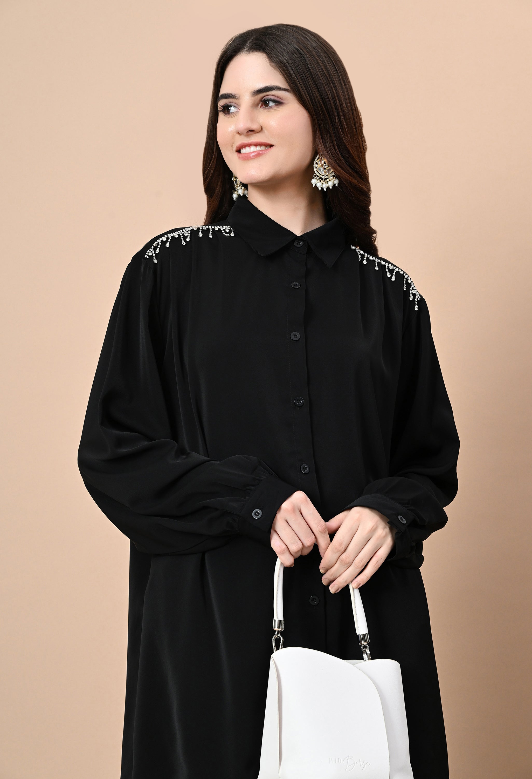 Crystal Rain Co-Ord Set Black