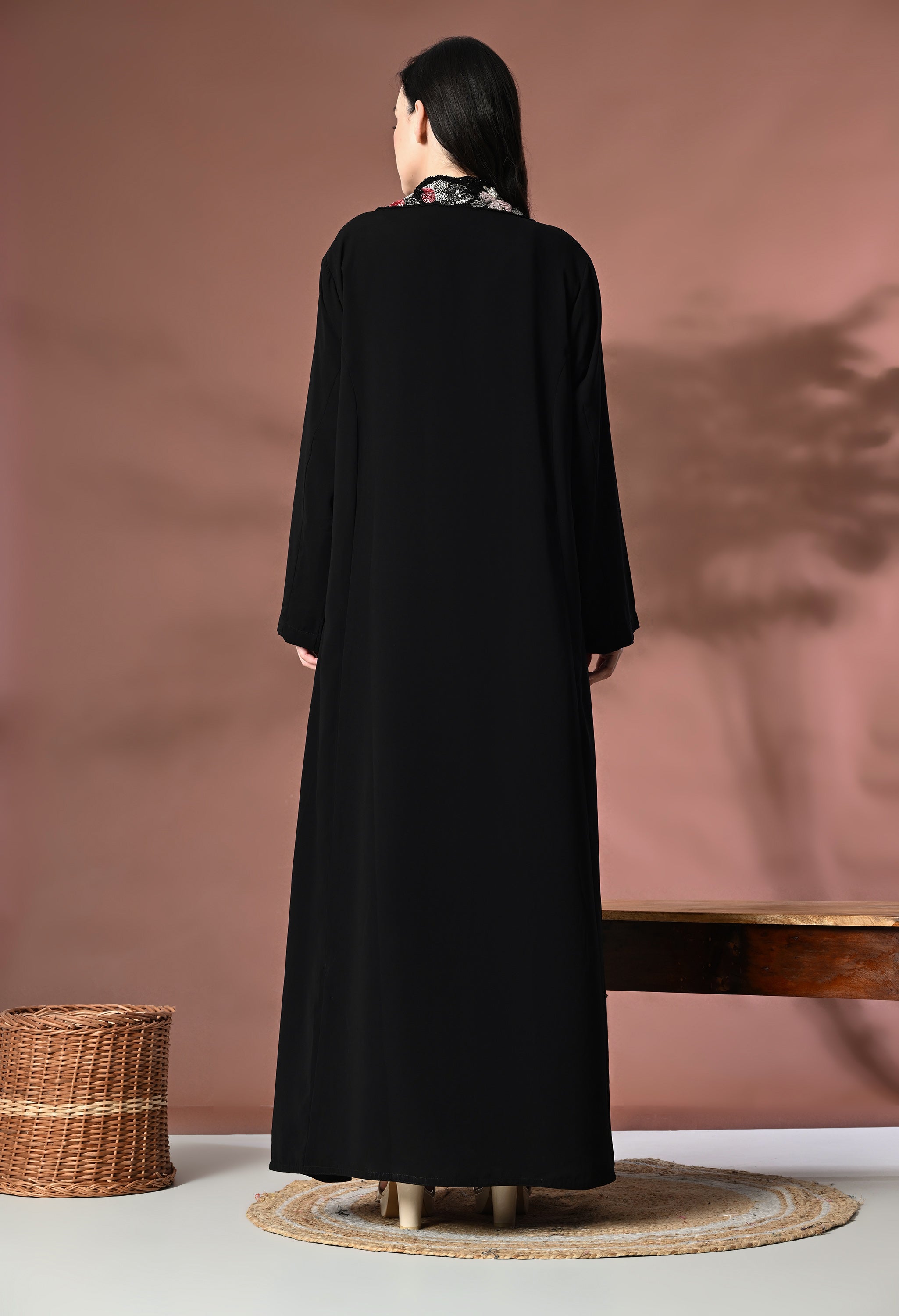 Nida Jacket Dress with Collar embellished