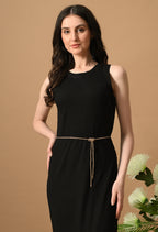 Multi-purpose Rhinestone Cord Belt (Golden)