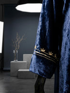 Royal Velvet Dress (Blue)