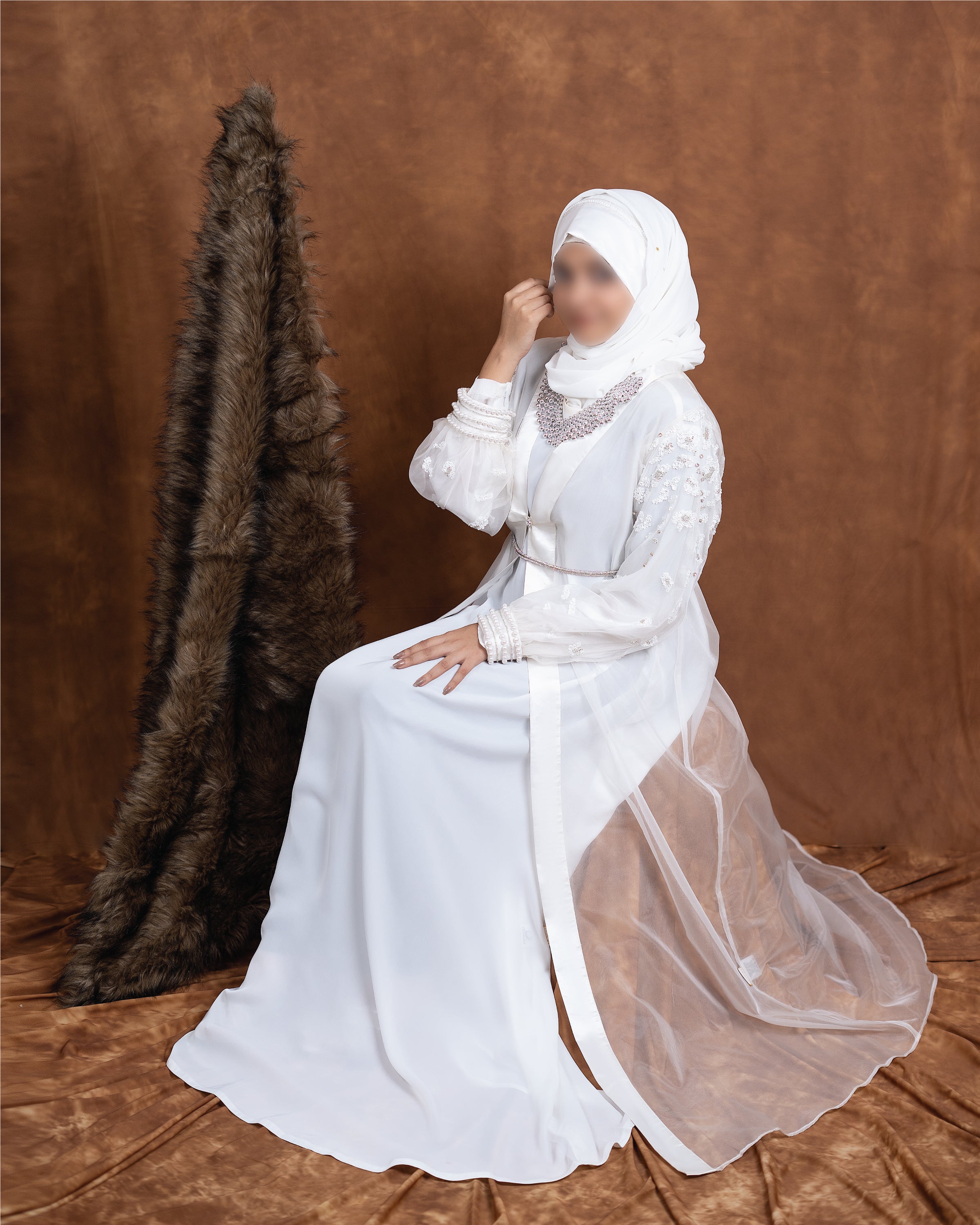 Bruyee Jacket Dress (White)