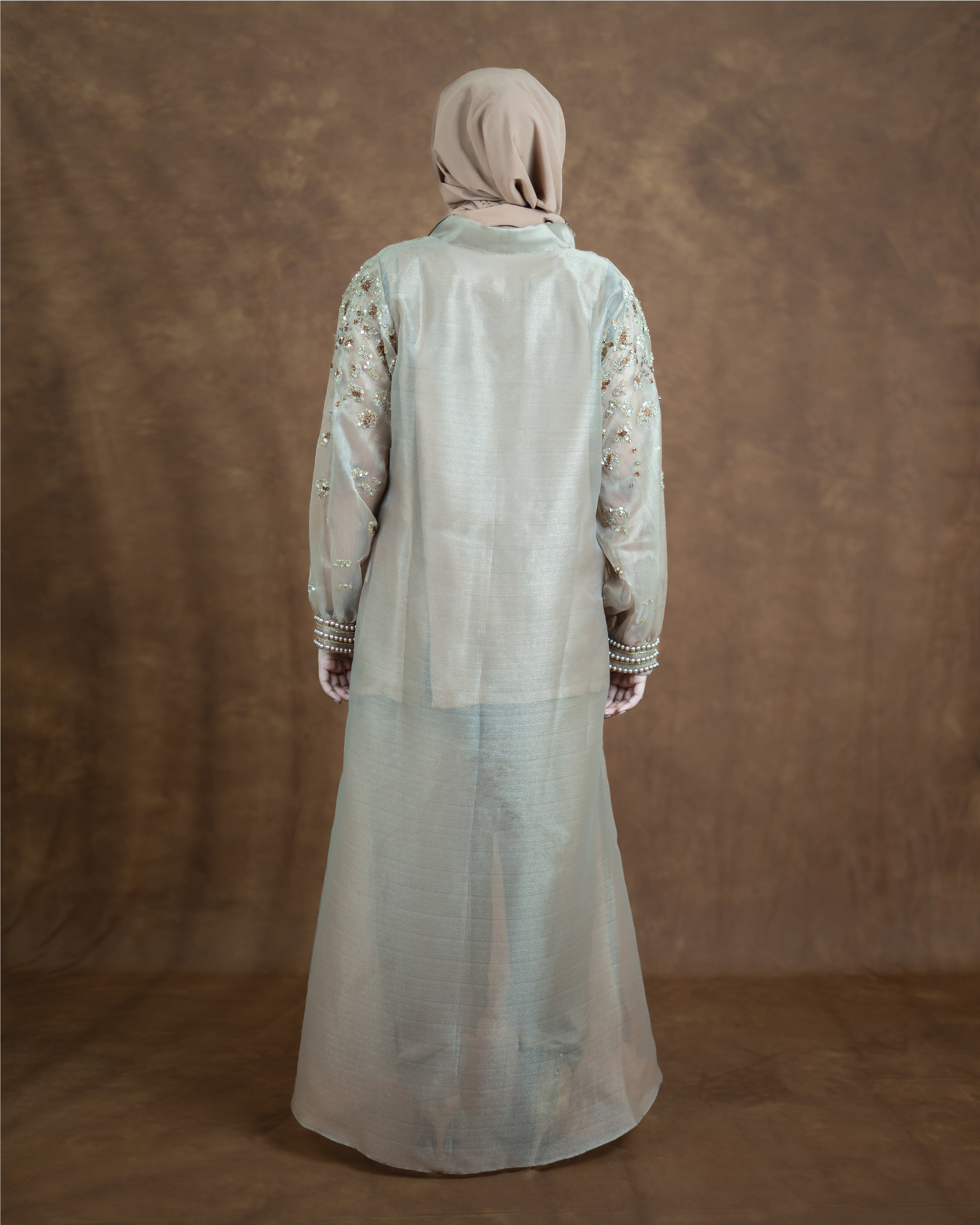 Bruyee Jacket Dress (Copper Gold)