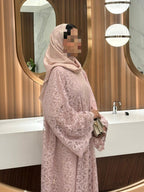 Lace Jacket Abaya
