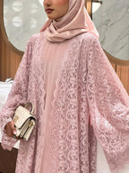 Lace Jacket Abaya