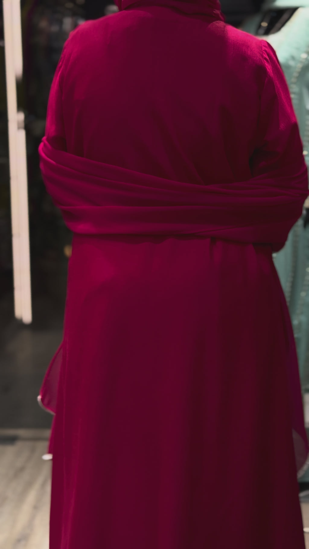 Riwaayat Ruby Dress (Hot Pink)